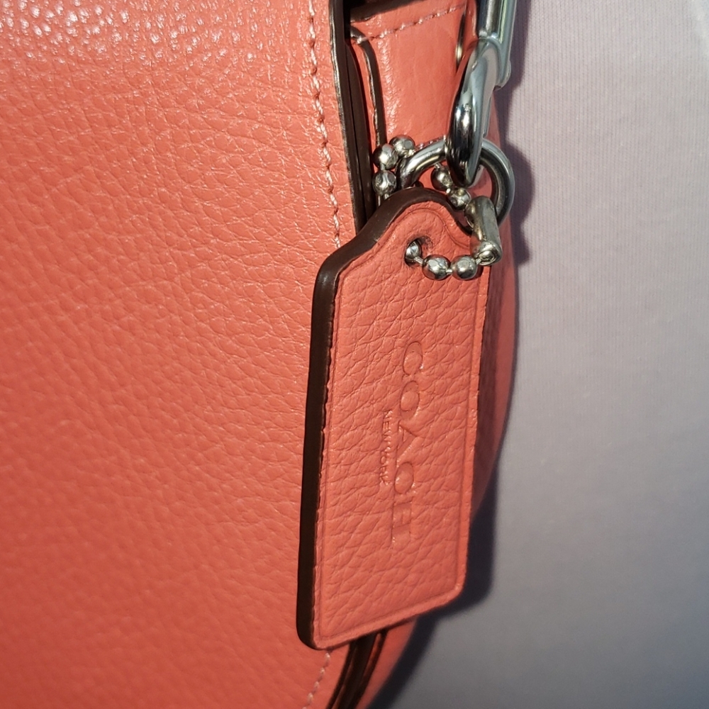 NWT Coach Ellen Crossbody Leather Bag Tangerine - Picture 13 of 13